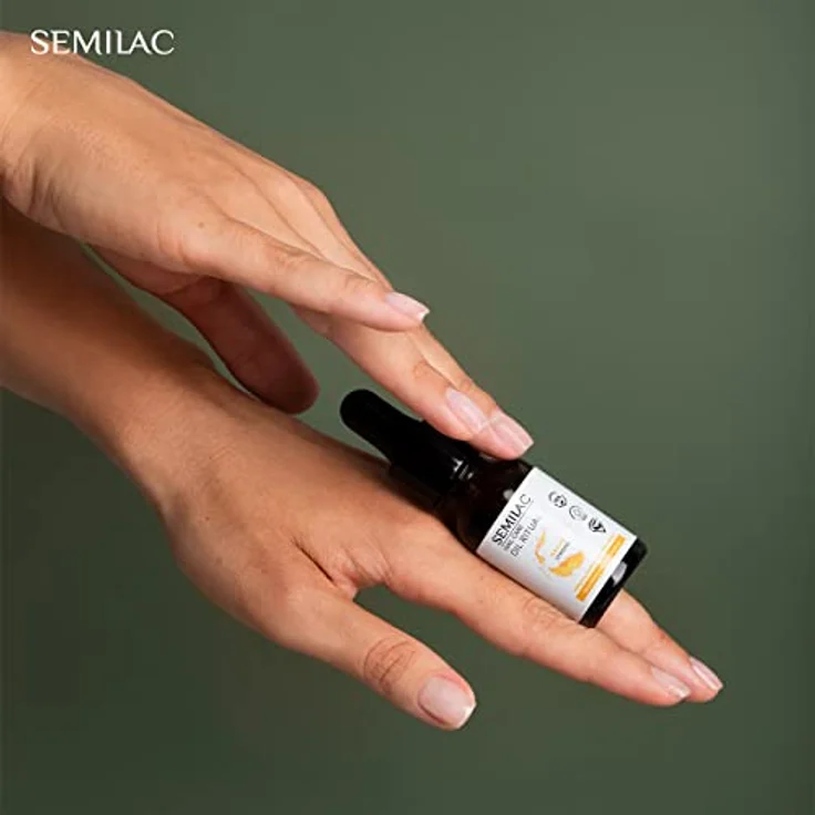Semilac Pflegendes Nagel- und Nagelhautöl 11 ml, Vitaminbombe für gestärkte Nägel und regenerierte Haut, fruchtiger Duft – Bild 2