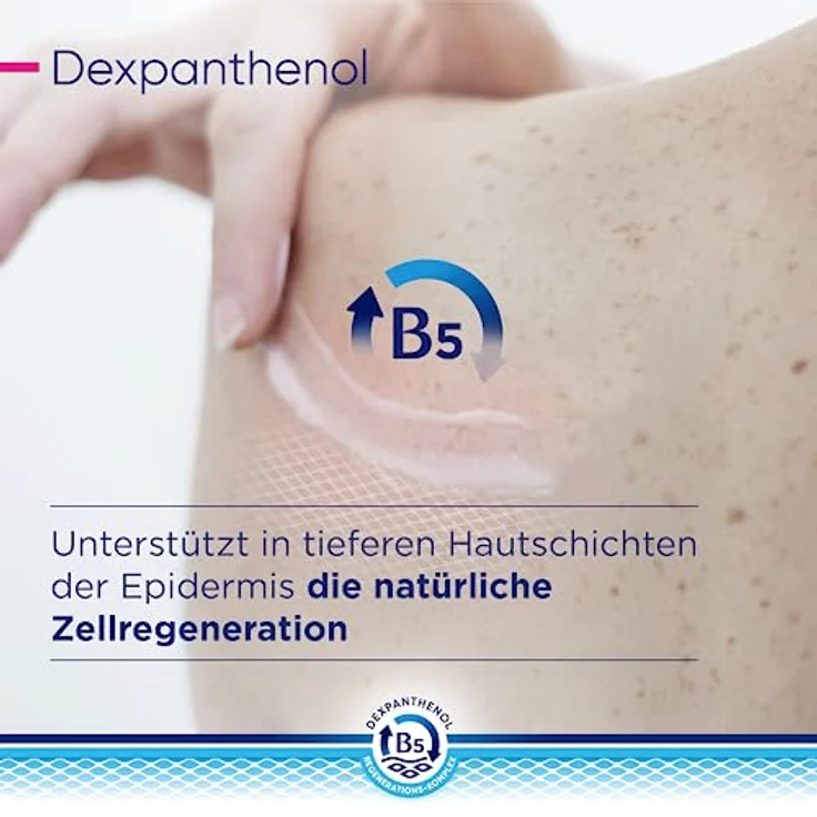 Bayer Vital GmbH Bepanthol Derma regenerierende Körperlotion, 400 ml, für sehr trockene und empfindliche Haut, ohne Duftstoffe, 90% natürliche Inhaltsstoffe – Bild 8