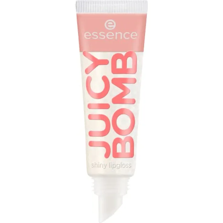 essence JUICY BOMB shiny lipgloss, Nr. 101, Transparent, glänzend, strahlend frisch, schimmernd, vegan, ohne Alkohol, ohne Parabene, ohne Mikroplastikpartikel, 1er Pack (10ml)
