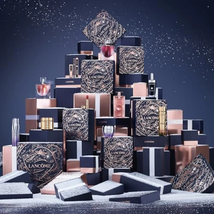 Lancôme Lash Idole Mascara-Set für Volumen und Lifting, 8 ml + zweiphasiger Make-up-Entferner 30 ml + Khol Mini-Eyeliner, Wimpernverlängerungseffekt, Schwarz – Bild 4