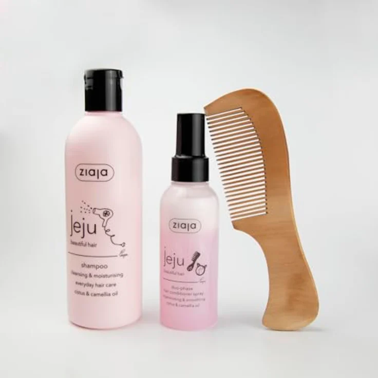 ZIAJA Jeju Duo-Phase Hair Conditioner Spray, 125 ml - pflegend, glättend, für geschmeidiges und glänzendes Haar – Bild 4