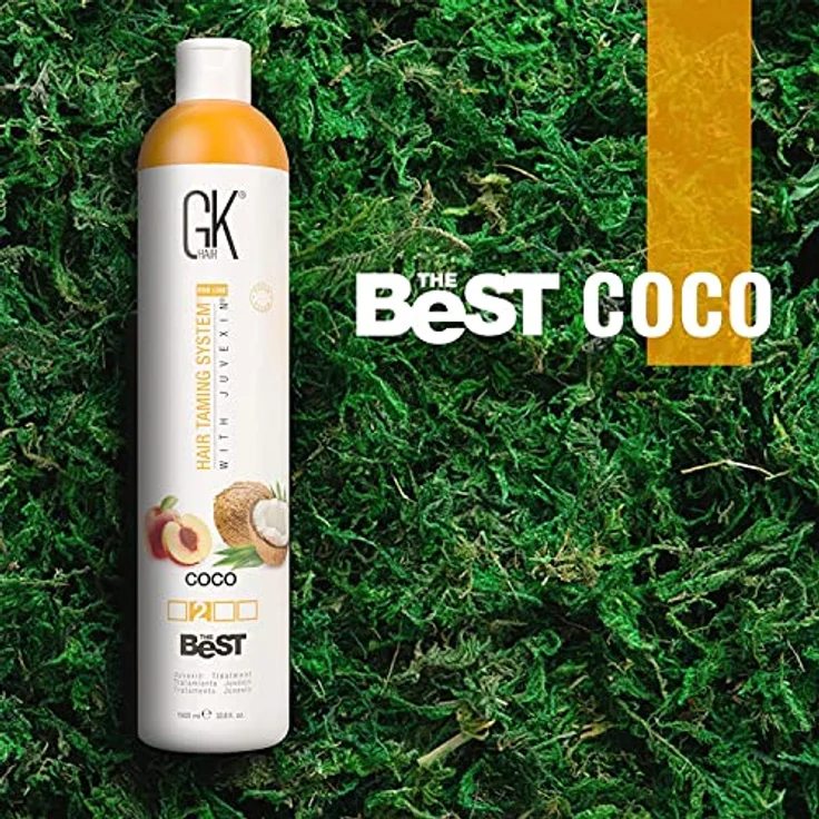 Gk Hair Global Keratin The Best COCO Smoothing Keratin Haarbehandlung, 1000 ml, feuchtigkeitsspendend für glattes Haar – Bild 5