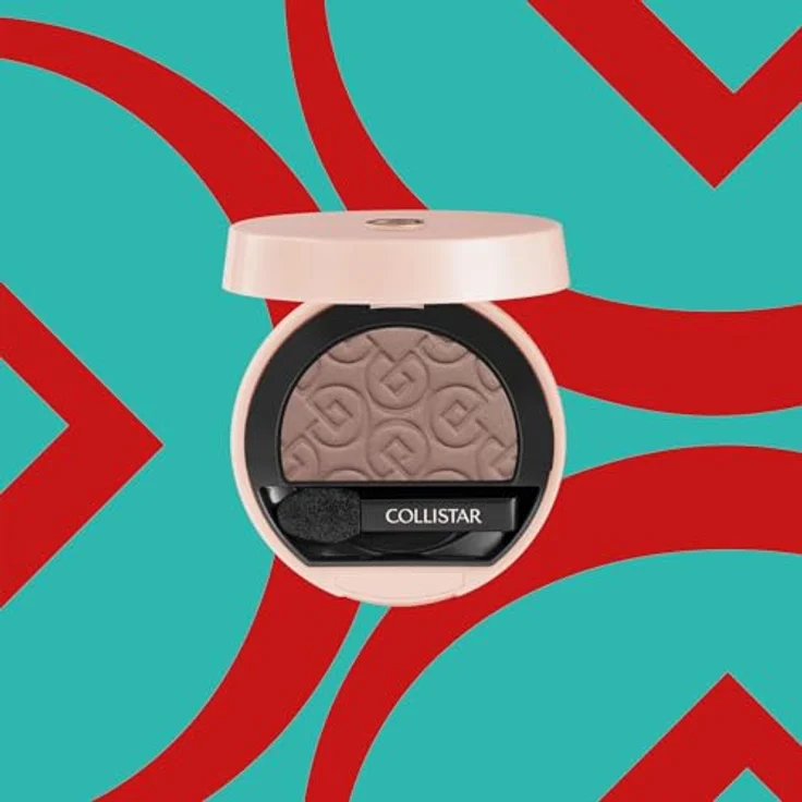 Collistar Impeccabile Compact Eyeshadow 410 Greige Matte, intensiver Lidschatten mit langem Halt, 3 g – Bild 2