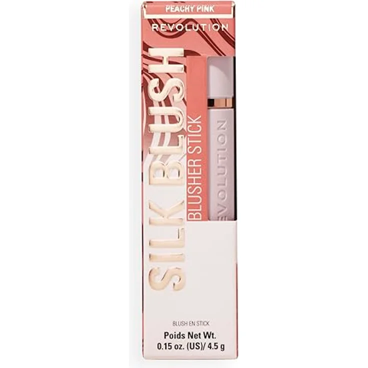 Revolution Beauty London Skin Silk Blush Stick - Creme-zu-Puder-Formel Vegan & Cruelty-Free Peachy Pink 4,5 g – Bild 4