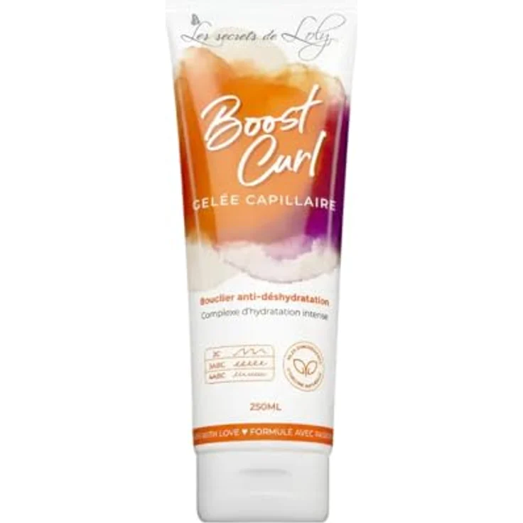 Les Secrets De Loly Boost Curl Stylinggel, feuchtigkeitsspendend für definierte Wellen und Locken, 250 ml – Bild 1