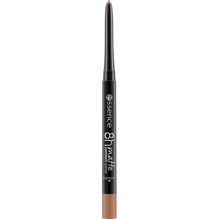 Essence 8H Matte Comfort Lipliner, hochpigmentiert und vegan, wasserfestes Matt-Finish, 0,3 g, Farbe Beige