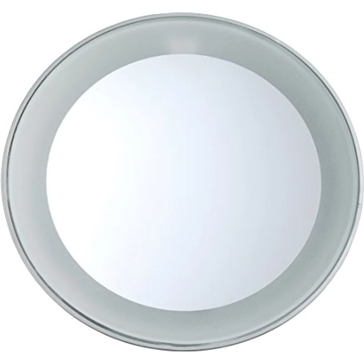 Tweezerman Mini mit LED-Beleuchtung 15x Vergrößerungsspiegel Kosmetikspiegel 1 Stk – Bild 1