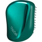 Tangle Teezer The Compact Styler entwirrende Haarbürste für nasses und trockenes Haar, perfekt für Reisen und unterwegs, Grün (Green Jungle)