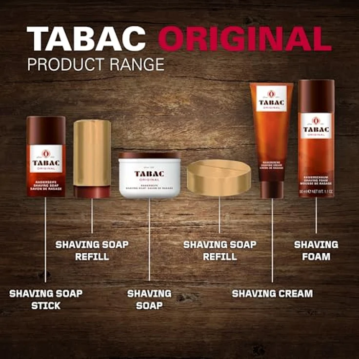 Tabac® Original | Nachfüll-Rasierseife für Tiegel - ermöglicht leichte und gründliche Rasur - Original Seit 1959 | 125g – Bild 5