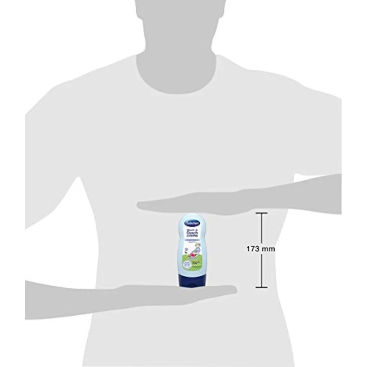 BÜBCHEN Wasch- und Duschcreme Classic, 230 ml Tube, pH-hautneutral mit Mandelöl und Weizenprotein – Bild 5
