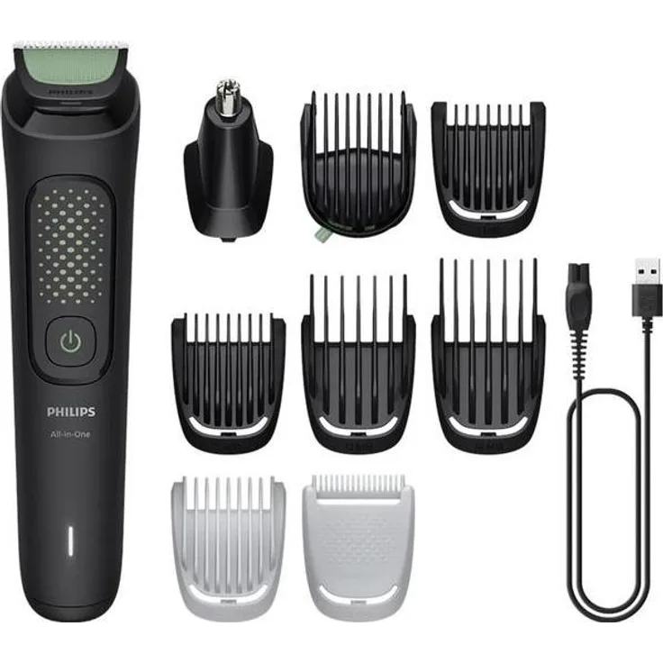 Philips Multigroom 3000 MG3946/15, All-in-One Trimmer mit 9 Aufsätzen und selbstschärfenden Klingen