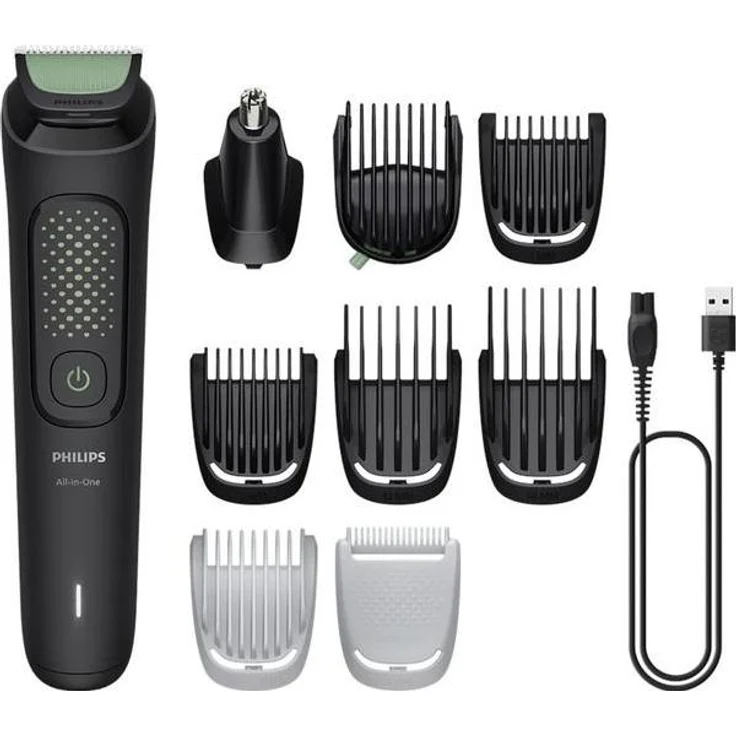 Philips Multigroom 3000 MG3946/15, All-in-One Trimmer mit 9 Aufsätzen und selbstschärfenden Klingen