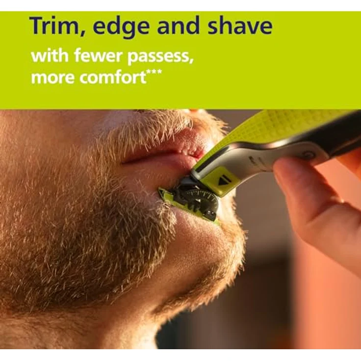Philips OneBlade Face + Body Set QP620-50, 2 Klingen + Hautschutzaufsatz – Bild 5