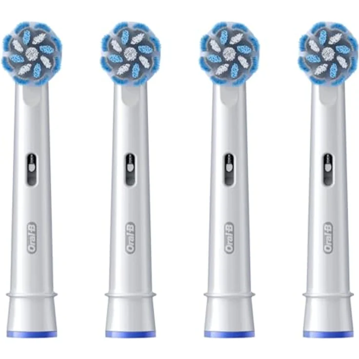 Oral-B Aufsteckbürsten Pro Sensitive Clean, X-förmige Borsten, ultra-weiche Borsten, blau – Bild 3