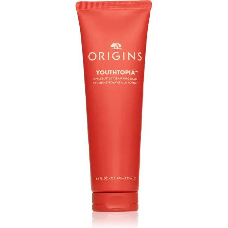 Origins Youthtopia Apple Butter Cleansing Balm, Balsam zum Abschminken und Reinigen, 125 ml, für sensible Haut, mit Sheabutter und Kokosnussöl