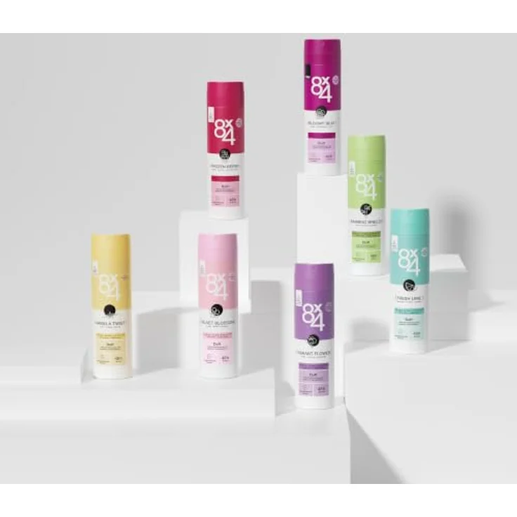 8x4 Deodorant Nr. 7 Fresh Lime, 150 ml Spray mit 48h Schutz, vegan, frisch-fruchtiger Zitrusduft – Bild 5