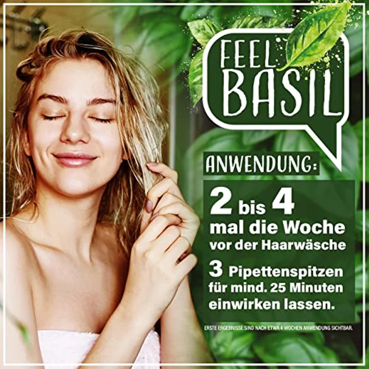 ADEMA NATURAL® Feel Basil Haarwachstum Serum - Haarwurzeln stärken, dichtes Haar - Hair Growth VEGAN Oil 100 ML – Bild 5
