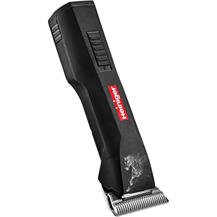 Heiniger Saphir Horse Pferdeschermaschine, Akustisch leise, vibrationsarm, mit 2 Akkus und 10WF Scherkopf