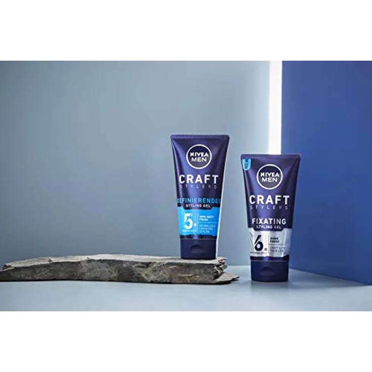 Nivea Men Craft Stylers Definierendes Styling Gel, Haargel mit Semi-matt Finish, schnelles und einfaches Haarstyling mit starkem Halt, 1er-Pack (1 x 150 ml) – Bild 5