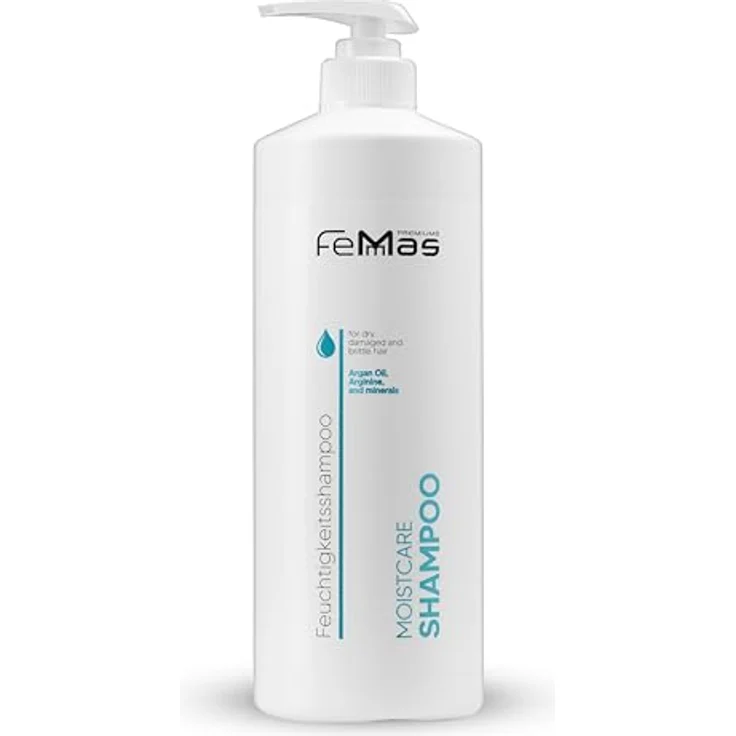 Femmas Moistcare Shampoo, intensive Pflege für alle Haartypen, 1000 ml – Bild 1
