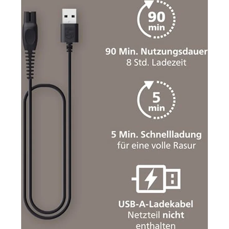 Philips Pro Series 9000, Glatzenrasierer mit 36 ComfortCut-Klingen, 360°-Scherkopf, wasserdicht, schwarz – Bild 10