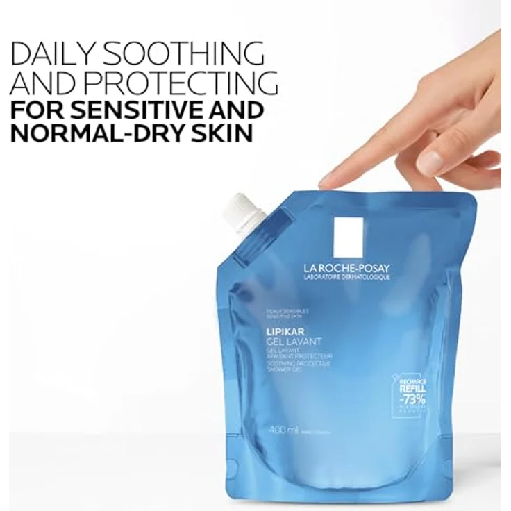 La Roche-Posay Lipikar Gel Lavant, schützendes und beruhigendes Duschgel, 400 ml, für empfindliche Haut – Bild 3