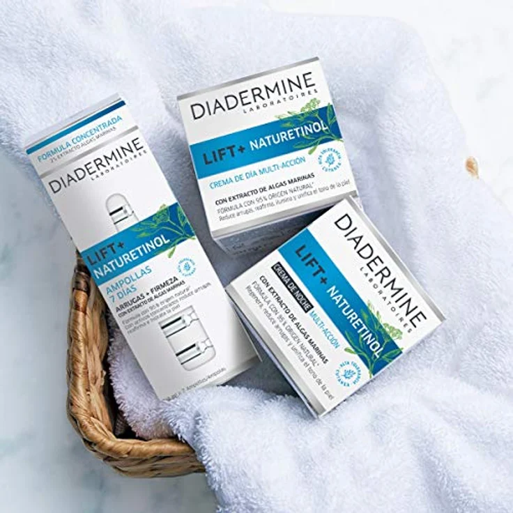 Diadermine Lift + Crema de Noche Naturetinol 50ml - Regenera, reduce las arrugas y unifica el tono de la piel - 95% ingredientes origen natural – Bild 4