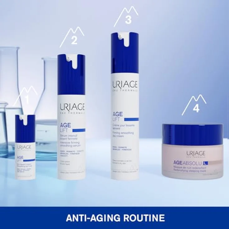 Uriage Age Lift, Augenpflege Fluid mit Retinol und Hyaluronsäure, 15 ml, Tag – Bild 7