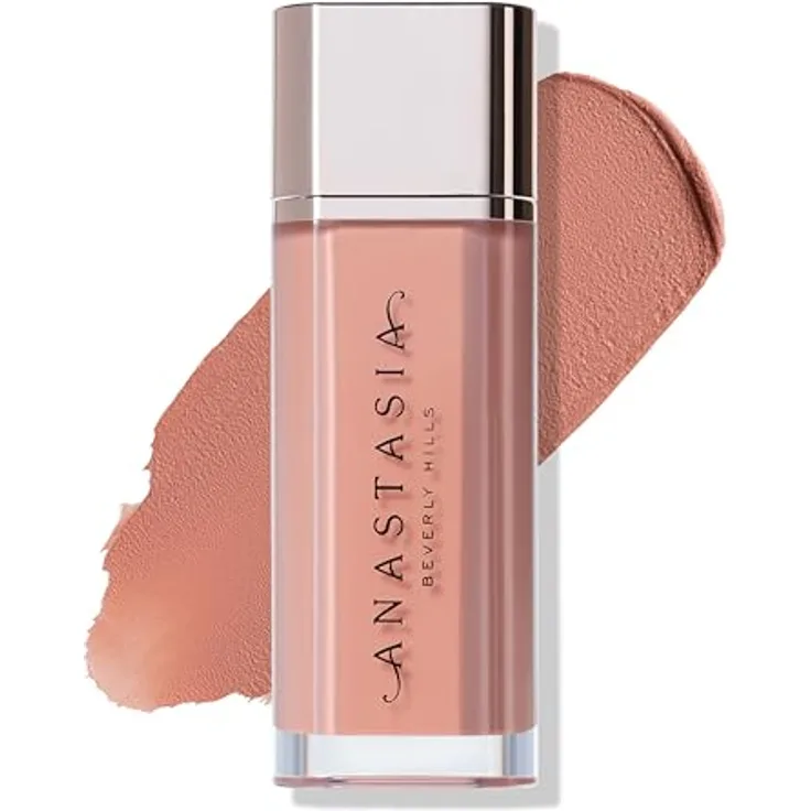Anastasia Beverly Hills Lip Velvet Lipgloss, hochpigmentiertes Lippenmousse mit True-Matte-Finish, Farbe Crush, 3,5 g