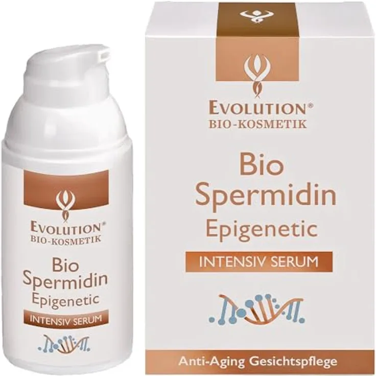 Evolution Bio Spermidin Epigenetic Intensiv Serum, Anti-Aging Gesichtspflege mit Spermidin, 30ml