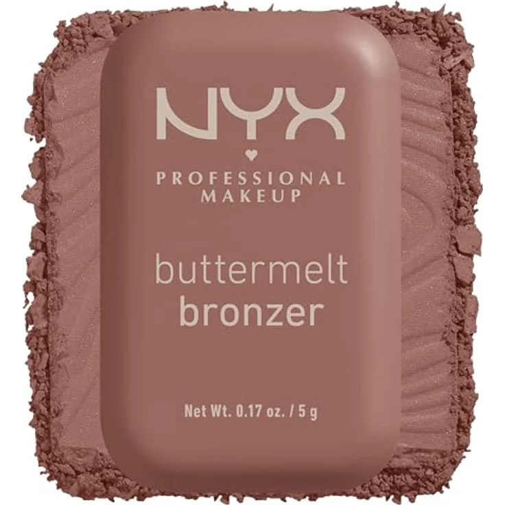 NYX Professional Makeup Buttermelt Bronzer, cremiger Bronzer für Damen, Farbton 04 Butta Biscuit, 5 g, für natürliche Bräune und Konturierung – Bild 1