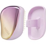 Tangle Teezer | Die kompakte Styler Haarbürste zum Entwirren von nassem und trockenem Haar | perfekt für Reisen & unterwegs | Sweet Lilac & Yellow Chrome