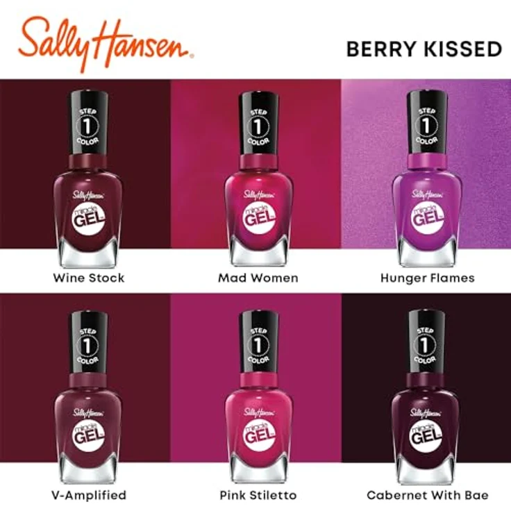 Sally Hansen SH Miracle Gel 480 Wine Stock 14,7 ml – Bild 6