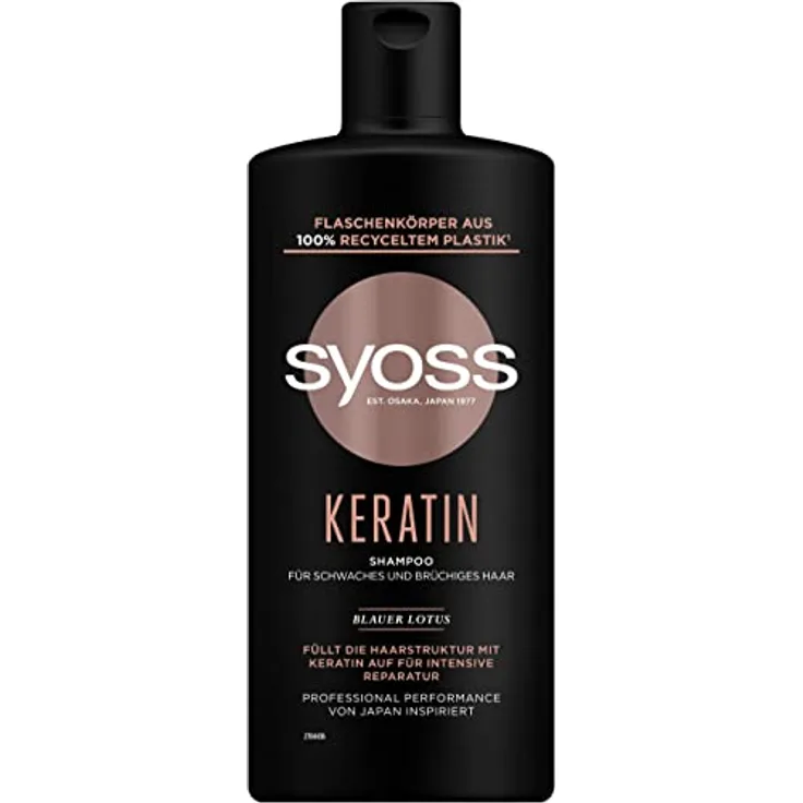 syoss Haarpflege syoss Haarpflege Keratin Shampoo Haarshampoo 440 ml