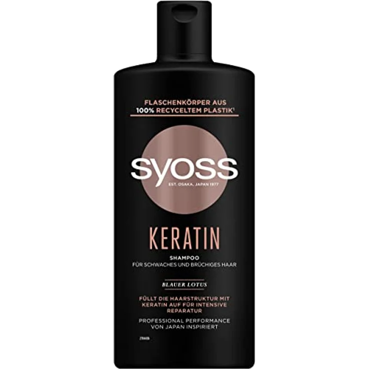 syoss Haarpflege syoss Haarpflege Keratin Shampoo Haarshampoo 440 ml – Bild 1