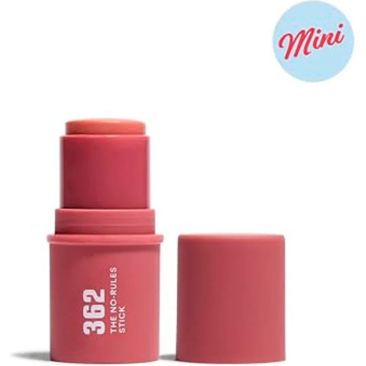 3INA The No Rules Stick Mini Blush, cremiger Multitasking-Stift für Augen, Lippen und Wangen, 3,5 g, Farbe PINK – Bild 2