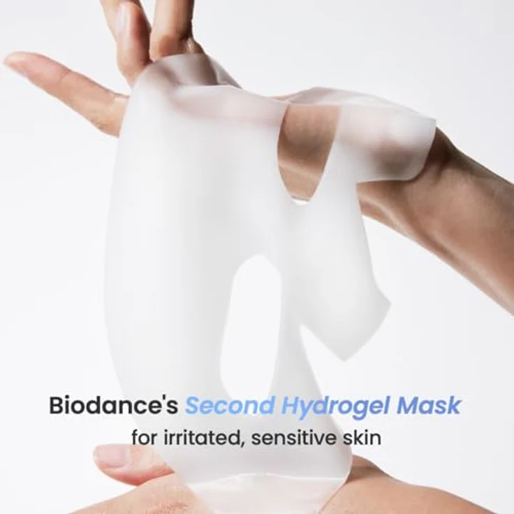 BIODANCE Hydro Cera-nol Real Deep Maske, Overnight Hydrogel Maske, beruhigend, feuchtigkeitsspendend, nahrhaft, 34g x 4 St. – Bild 3