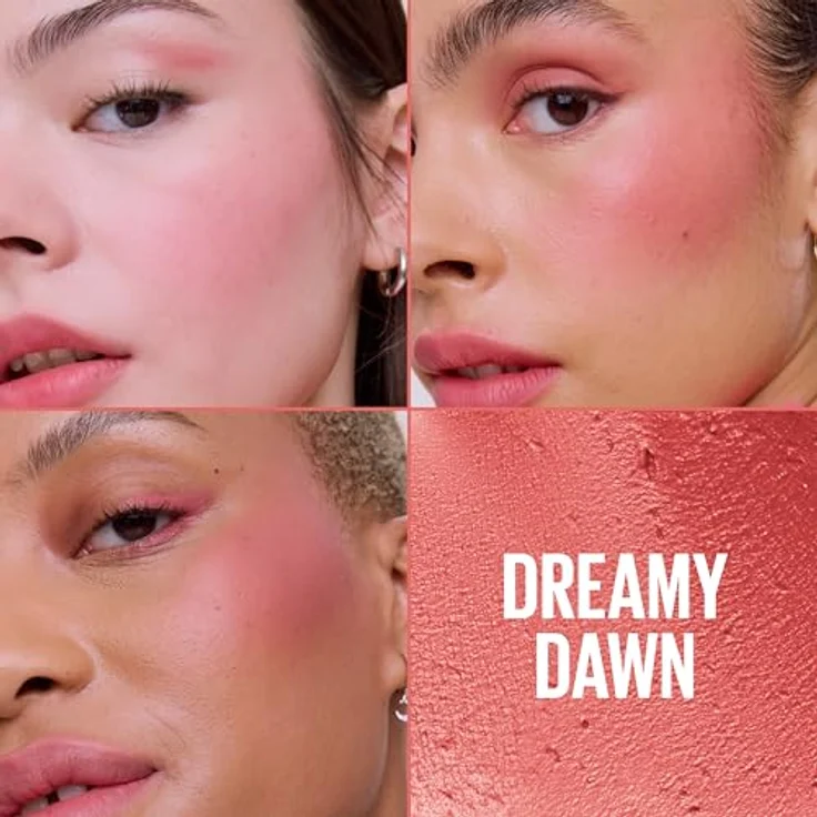 MAYBELLINE NEW YORK CloudTopia mattes cremiges Rouge für Lippen und Wangen, Farbton 09 Dreamy Dawn, 5 g – Bild 4