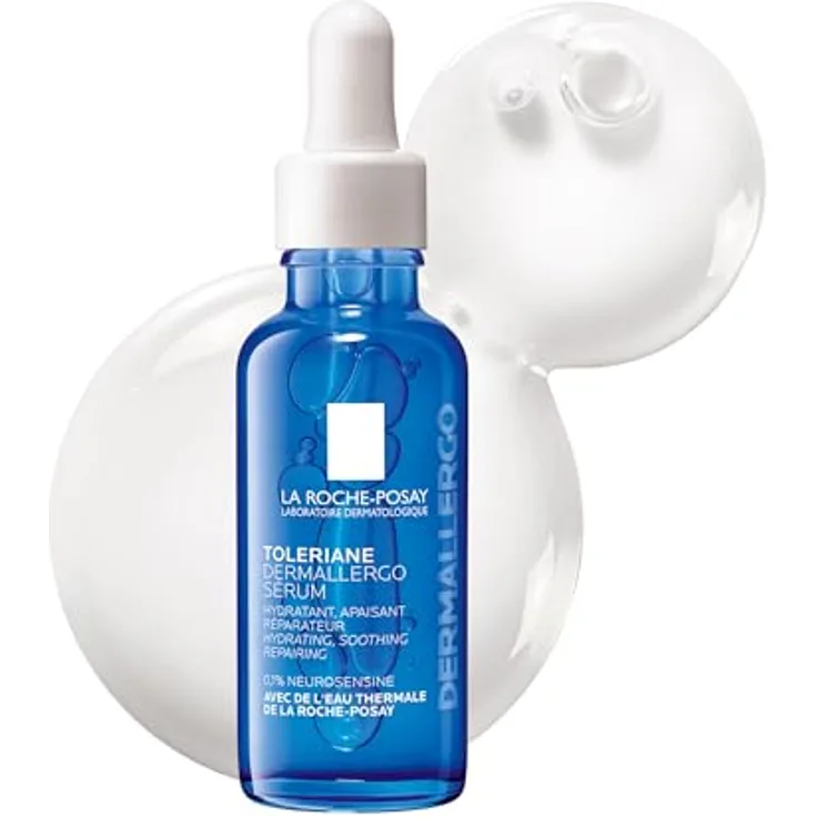 La Roche-Posay Toleriane Dermallergo Serum, beruhigendes Gesichtsserum für empfindliche und allergische Haut, 30 ml