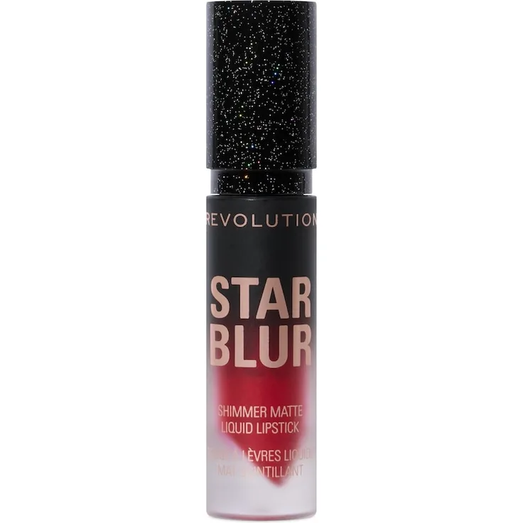 Revolution Star Blur Shimmer Matte Liquid Lip Midnight Eclipse, 3,5 ml - Flüssiger Lippenstift mit mattem Finish und Glitzer-Effekt
