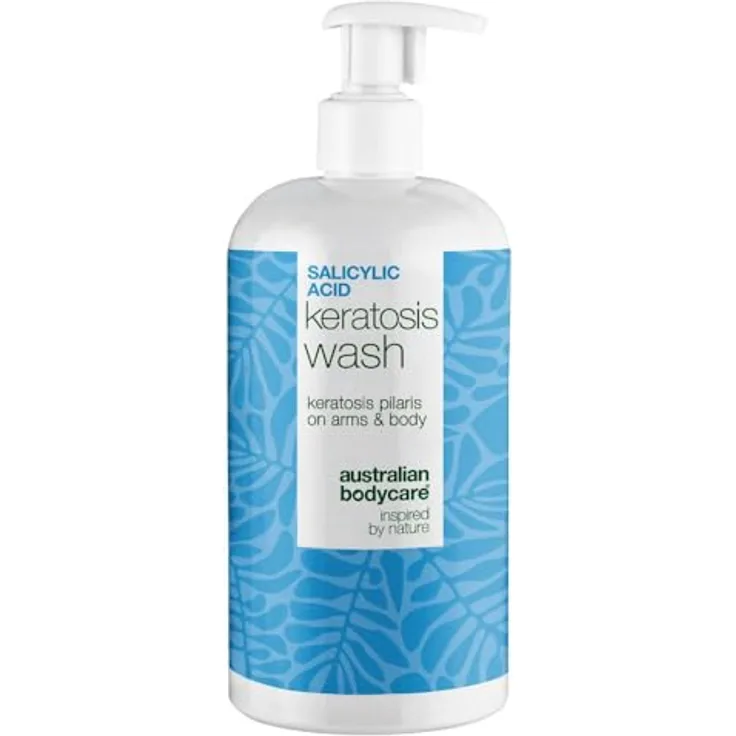 Australian Bodycare Reibeisenhaut Duschgel gegen Keratosis Pilaris mit Salicylsäure, Niacinamid, Zink PCA und Glycerin