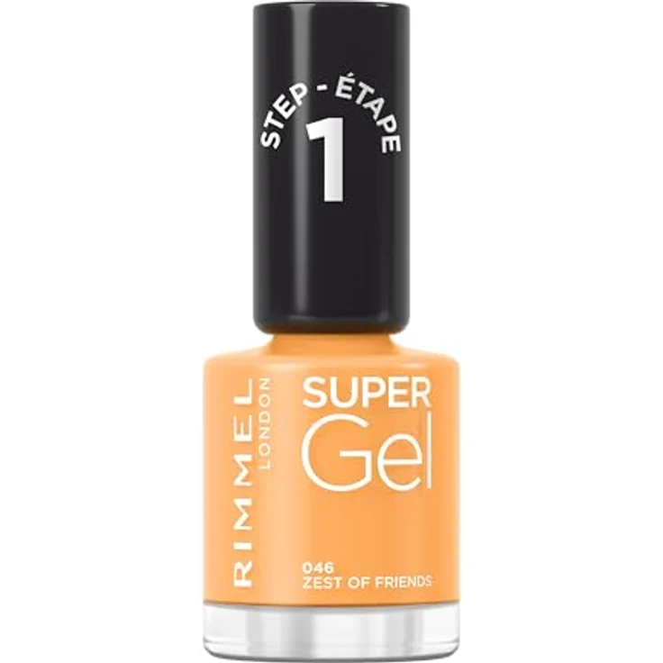 Rimmel London Zest of Best Friends Super Gel Nagellack, 046, professionelles Ergebnis, langer Halt, 12 ml – Bild 1