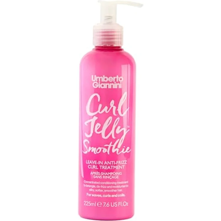 Umberto Giannini Curl Jelly Smoothie Conditioner, silikonfreier Leave-in Conditioner mit Sheabutter und Sonnenblumenöl, 200 ml – Bild 1