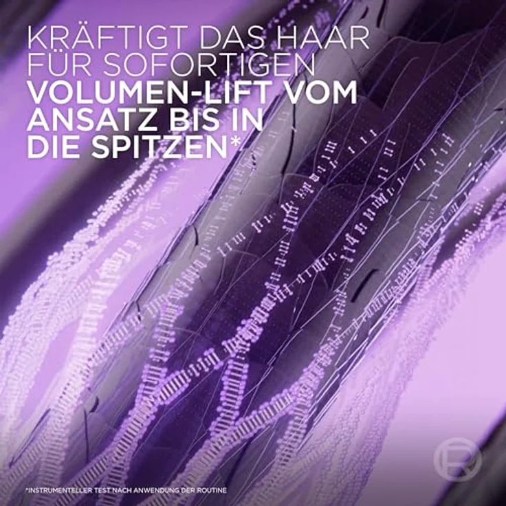 L'Oréal Paris Elvital Collagen Lifter, Aufpolsterndes Volumen Shampoo für feines Haar, silikonfrei, 300 ml, violett-pink – Bild 5