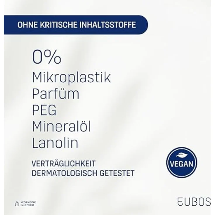 Eubos Urea Intensive Care I 5% Urea Gesichtscreme - Intensive Feuchtigkeitspflege für trockene, spannende Haut - Beruhigend und glättend - 50ml – Bild 4