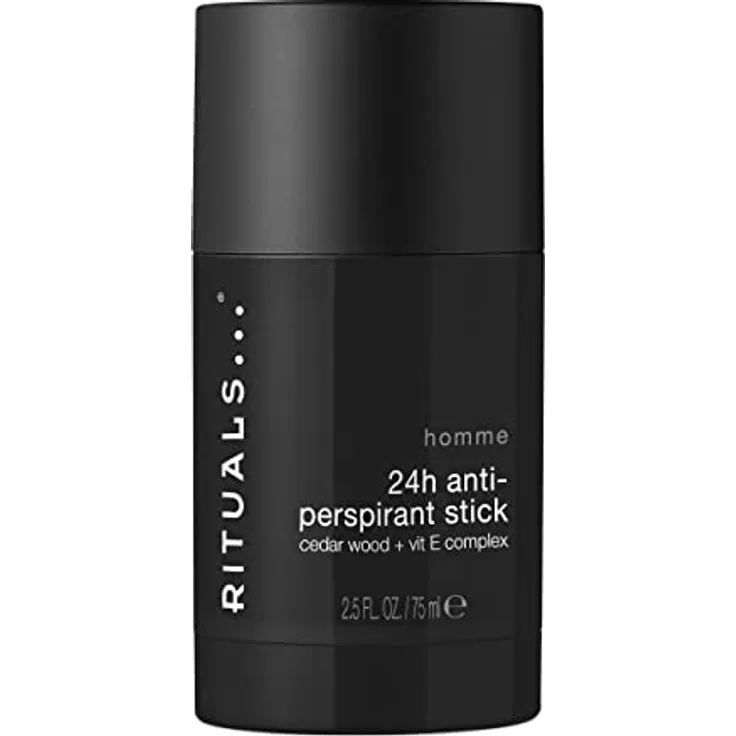RITUALS Antitranspirant Deodorant Stick von The Homme Collection, 75 ml - Mit Zedernholz - Anti-Trockenheitseigenschaften mit Vitamin E-Komplex