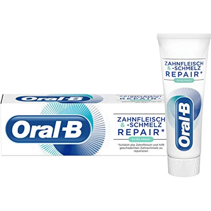 Oral-B Zahnfleisch und -schmelz Repair Extra Frisch 6 x 75 ml, für saubere Zähne & frischen Atem – Bild 3