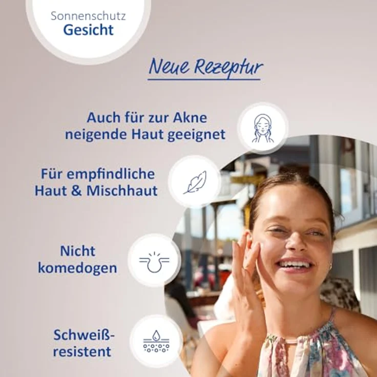 Ladival Antioxidativ Sonnencreme Gesicht LSF 30, Pflege mit Anti-Pollution-Komplex, Vitamin C und E, 4-fach Zellschutz, schweißresistent, UVA- und UVB-Schutz, 50ml – Bild 5