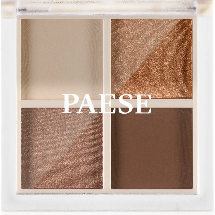 Paese Daily Vibe Palette Lidschattenpalette 01 Golden Hour, 5,5 g, mit schimmernd matten Effekten, vegan, für Tages- und Abend-Make-up