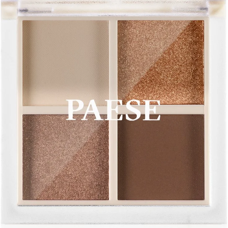 Paese Daily Vibe Palette Lidschattenpalette 01 Golden Hour, 5,5 g, mit schimmernd matten Effekten, vegan, für Tages- und Abend-Make-up